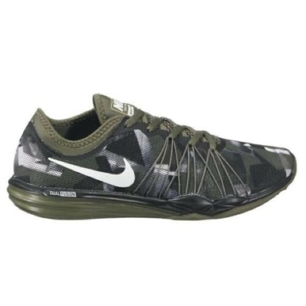 Nike Dual Fusion TR HIT Camo Print Women Shoes Size 9.5